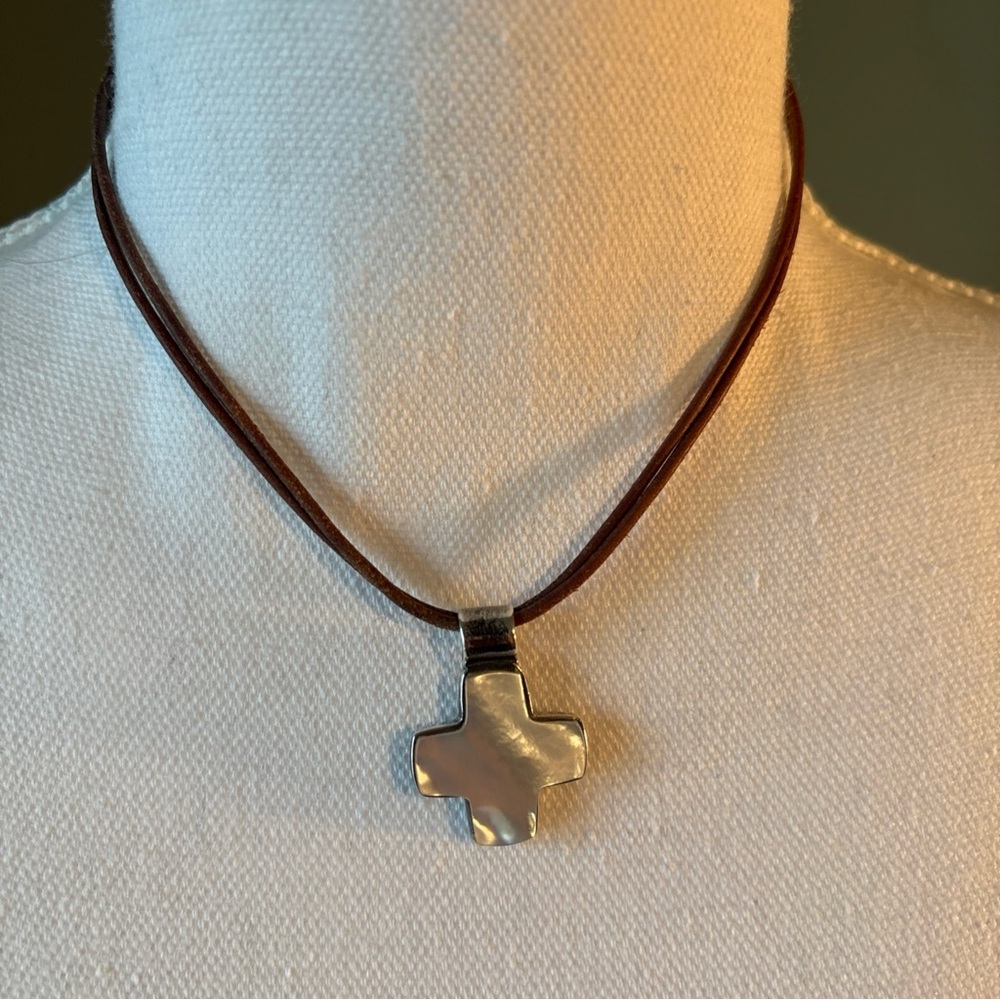 Sterling Silver Cross Pendant Necklace
